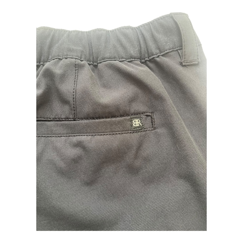 Banana Republic Men's Comfort Flat Front Shorts Black size 36 golf fast dry - Picture 10 of 12